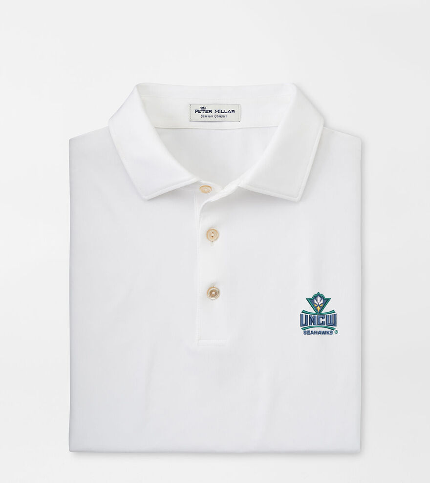 UNCW Solid Performance Jersey Polo image number 1